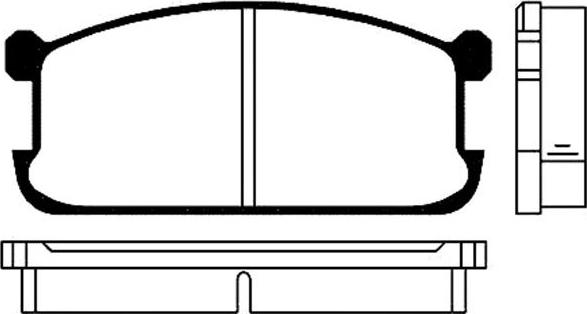 Quinton Hazell 2150 - Kit de plaquettes de frein, frein à disque cwaw.fr