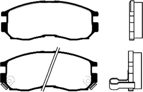 Kavo Parts BP-5510 - Kit de plaquettes de frein, frein à disque cwaw.fr