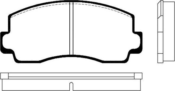 Kavo Parts BP-5512 - Kit de plaquettes de frein, frein à disque cwaw.fr