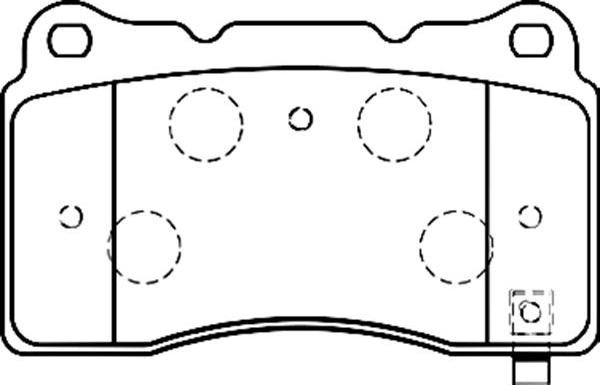 Kavo Parts BP-5539 - Kit de plaquettes de frein, frein à disque cwaw.fr