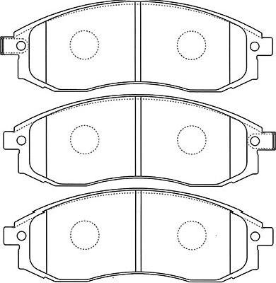 Kavo Parts BP-5535 - Kit de plaquettes de frein, frein à disque cwaw.fr