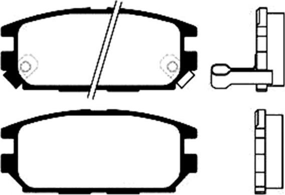 Kavo Parts BP-5524 - Kit de plaquettes de frein, frein à disque cwaw.fr