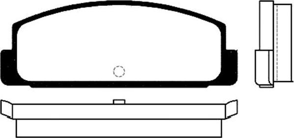 Kavo Parts BP-5520 - Kit de plaquettes de frein, frein à disque cwaw.fr