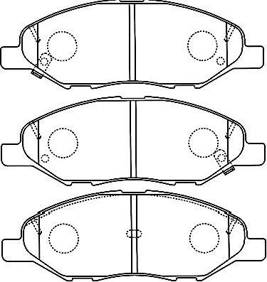 Kavo Parts BP-6599 - Kit de plaquettes de frein, frein à disque cwaw.fr