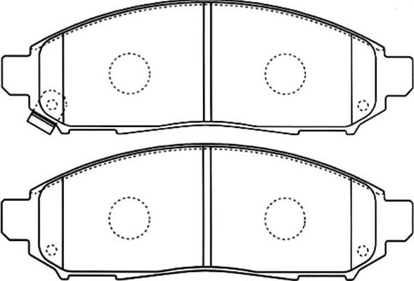 Kavo Parts BP-6594 - Kit de plaquettes de frein, frein à disque cwaw.fr