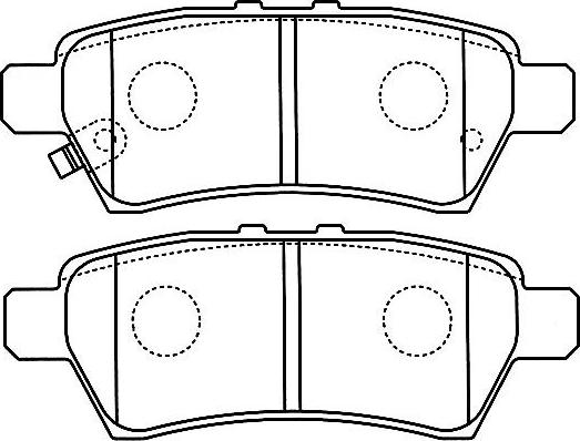 Kavo Parts BP-6595 - Kit de plaquettes de frein, frein à disque cwaw.fr