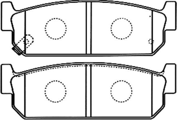 Kavo Parts BP-6591 - Kit de plaquettes de frein, frein à disque cwaw.fr