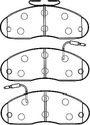 Kavo Parts BP-6598 - Kit de plaquettes de frein, frein à disque cwaw.fr