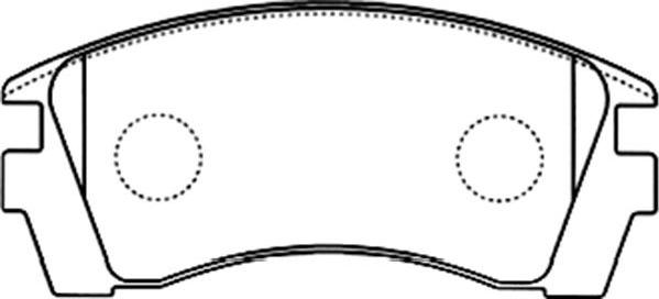 Kavo Parts BP-6592 - Kit de plaquettes de frein, frein à disque cwaw.fr