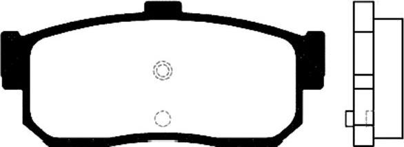 Remsa 0366.00 - Kit de plaquettes de frein, frein à disque cwaw.fr