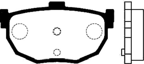 Kavo Parts BP-6545 - Kit de plaquettes de frein, frein à disque cwaw.fr