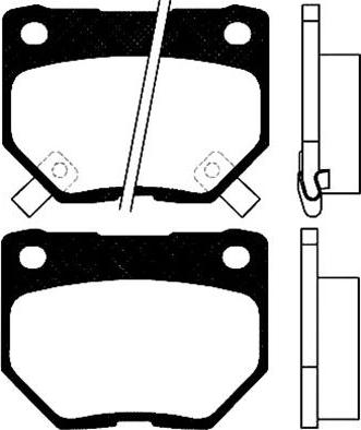 Kavo Parts BP-6548 - Kit de plaquettes de frein, frein à disque cwaw.fr