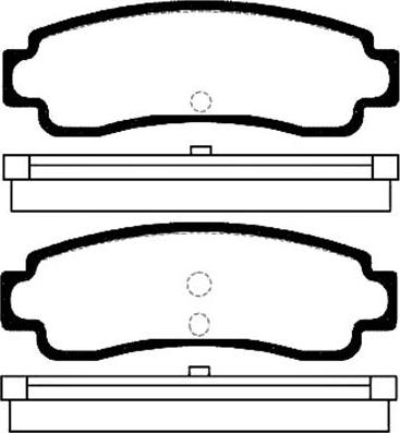 Metzger 036622 - Kit de plaquettes de frein, frein à disque cwaw.fr