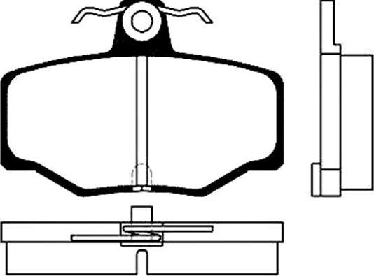 Kavo Parts BP-6547 - Kit de plaquettes de frein, frein à disque cwaw.fr