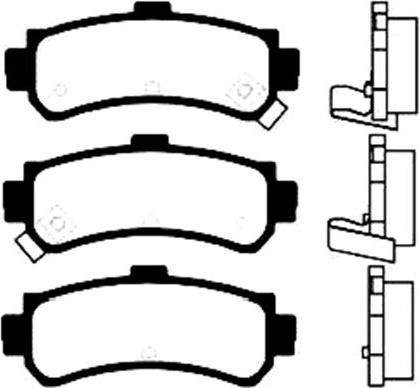 BENDIX 572398 - Kit de plaquettes de frein, frein à disque cwaw.fr