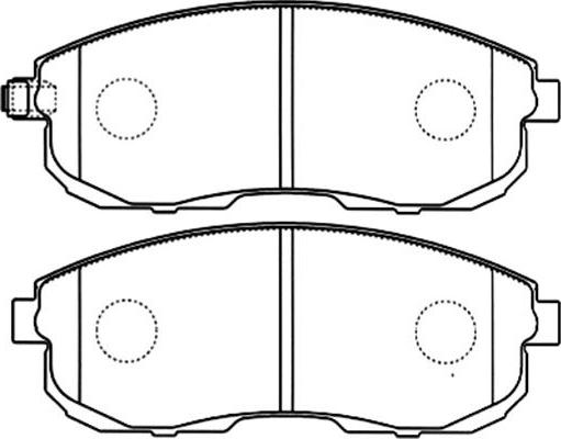 Kavo Parts BP-6567 - Kit de plaquettes de frein, frein à disque cwaw.fr