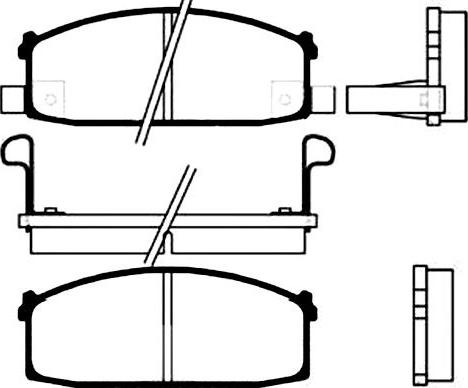 Kavo Parts BP-6509 - Kit de plaquettes de frein, frein à disque cwaw.fr