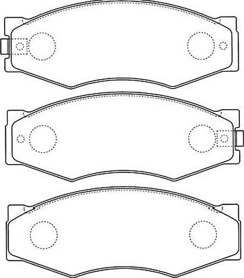 Kavo Parts BP-6506 - Kit de plaquettes de frein, frein à disque cwaw.fr