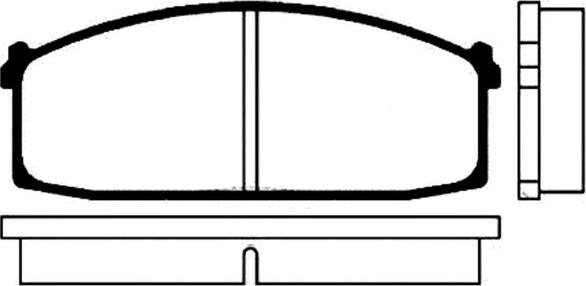 Kavo Parts BP-6501 - Kit de plaquettes de frein, frein à disque cwaw.fr