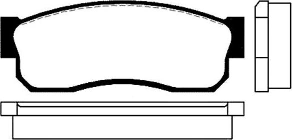 Valeo 606451 - Kit de plaquettes de frein, frein à disque cwaw.fr