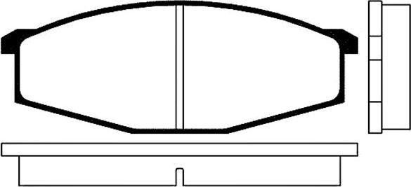 Kavo Parts BP-6502 - Kit de plaquettes de frein, frein à disque cwaw.fr