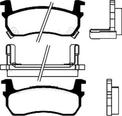 Kavo Parts BP-6519 - Kit de plaquettes de frein, frein à disque cwaw.fr