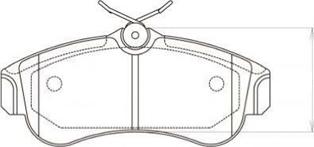 Kavo Parts BP-6515 - Kit de plaquettes de frein, frein à disque cwaw.fr