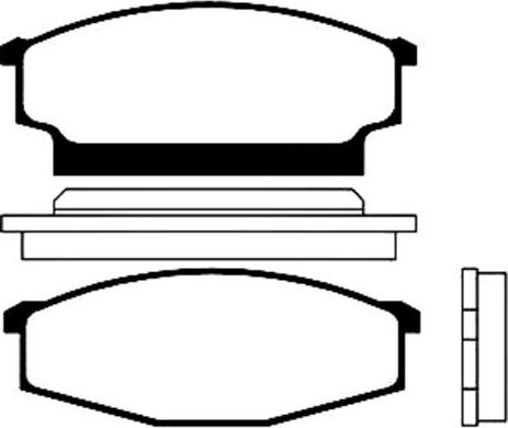 Kavo Parts BP-6512 - Kit de plaquettes de frein, frein à disque cwaw.fr