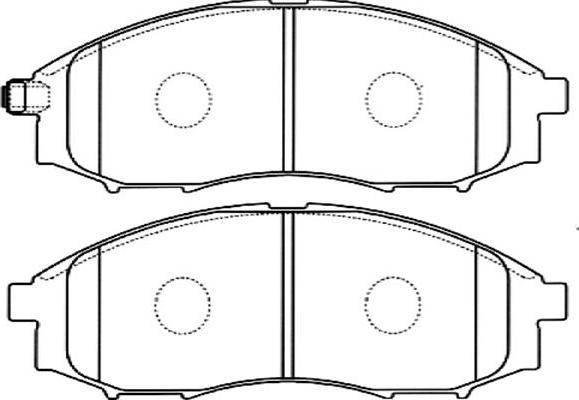 Kavo Parts BP-6581 - Kit de plaquettes de frein, frein à disque cwaw.fr