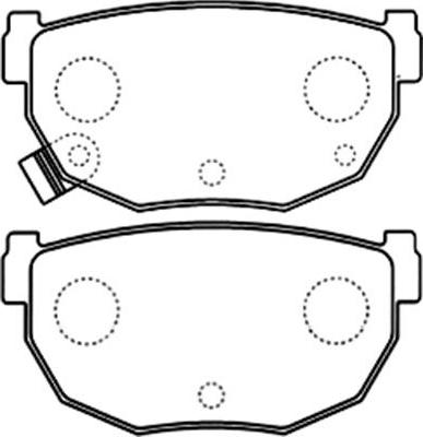 Kavo Parts BP-6588 - Kit de plaquettes de frein, frein à disque cwaw.fr