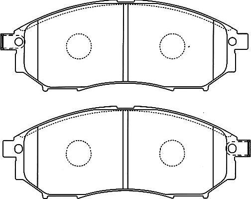 Kavo Parts BP-6583 - Kit de plaquettes de frein, frein à disque cwaw.fr