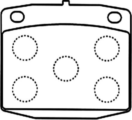 Kavo Parts BP-6587 - Kit de plaquettes de frein, frein à disque cwaw.fr