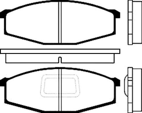 Kavo Parts BP-6537 - Kit de plaquettes de frein, frein à disque cwaw.fr