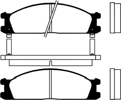 Kavo Parts BP-6520 - Kit de plaquettes de frein, frein à disque cwaw.fr