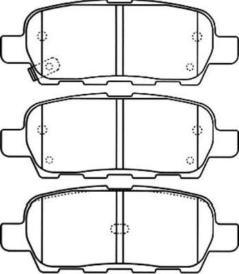 Kavo Parts BP-6571 - Kit de plaquettes de frein, frein à disque cwaw.fr