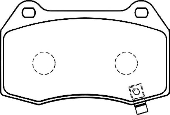 Kavo Parts BP-6573 - Kit de plaquettes de frein, frein à disque cwaw.fr