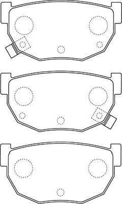 Kavo Parts BP-6609 - Kit de plaquettes de frein, frein à disque cwaw.fr