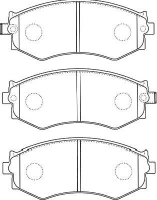 Kavo Parts BP-6604 - Kit de plaquettes de frein, frein à disque cwaw.fr