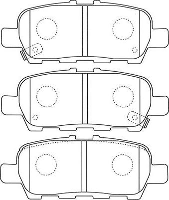 Kavo Parts BP-6605 - Kit de plaquettes de frein, frein à disque cwaw.fr