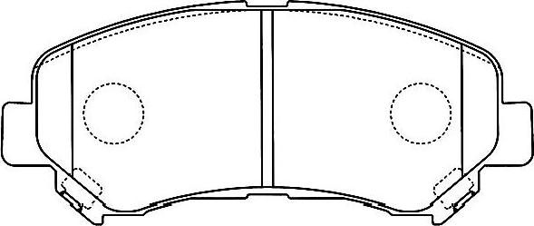 Kavo Parts BP-6600 - Kit de plaquettes de frein, frein à disque cwaw.fr