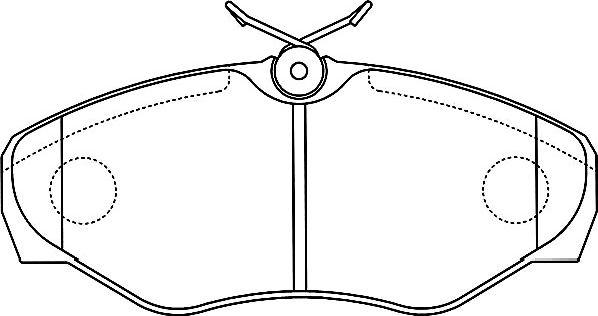 Kavo Parts BP-6601 - Kit de plaquettes de frein, frein à disque cwaw.fr