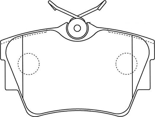 Kavo Parts BP-6608 - Kit de plaquettes de frein, frein à disque cwaw.fr