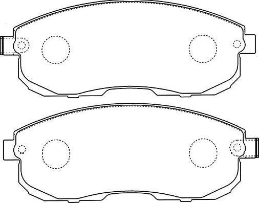 Kavo Parts BP-6602 - Kit de plaquettes de frein, frein à disque cwaw.fr