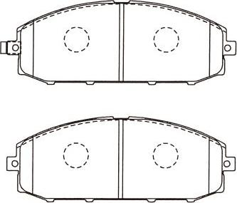 Kavo Parts BP-6619 - Kit de plaquettes de frein, frein à disque cwaw.fr