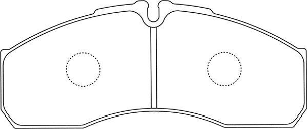 Kavo Parts BP-6615 - Kit de plaquettes de frein, frein à disque cwaw.fr