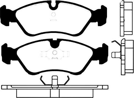 Kavo Parts BP-1001 - Kit de plaquettes de frein, frein à disque cwaw.fr