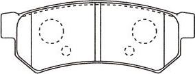 Kavo Parts BP-1019 - Kit de plaquettes de frein, frein à disque cwaw.fr