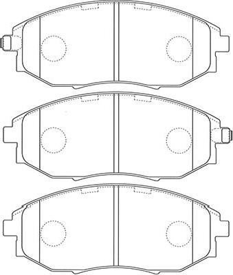 Kavo Parts BP-1014 - Kit de plaquettes de frein, frein à disque cwaw.fr