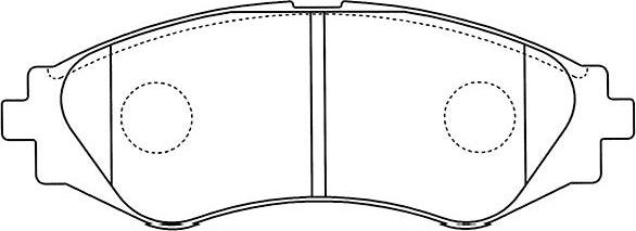 Kavo Parts BP-1011 - Kit de plaquettes de frein, frein à disque cwaw.fr