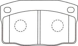 Kavo Parts BP-1024 - Kit de plaquettes de frein, frein à disque cwaw.fr